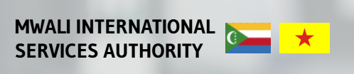 姆瓦利国际服务管理局(Mwali International Services Authority,简称 M.I.S.A.)是科摩罗联盟下属的一个专门机构,负责监管与管理姆瓦利岛(Mwali,科摩罗的一个自治岛)境内的国际商业和金融服务。 姆瓦利国际服务管理局(Mwali International Services Authority,简称 M.I.S.A.)是科摩罗联盟下属的一个专门机构,负责监管与管理姆瓦利岛(Mwali,科摩罗的一个自治岛)境内的国际商业和金融服务。